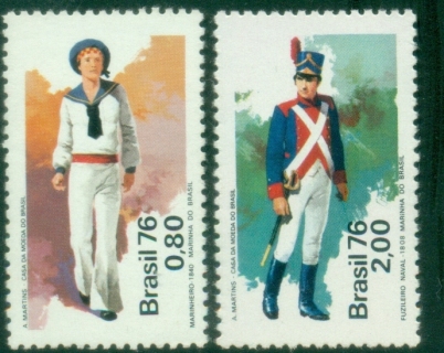Brazil-1976-Brazilian-Navy-Commemoration-MUH