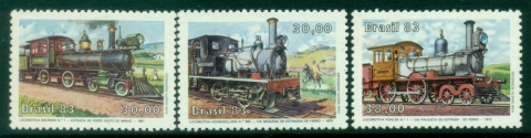 Brazil-1983-Locomotives-Trains-MLH