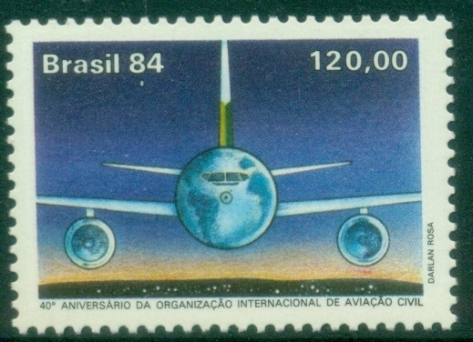 Brazil-1984-The-40th-Anniversary-of-the-I.C.A.O.-MUH