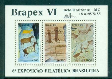 Brazil-1985-BRAPEX-VI-Stam-Ex-jpg-Cave-Paintings-MS-MUH-Lot47077.jpg