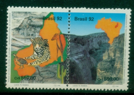 Brazil-1992-The-13th-Anniversary-of-the-Capivara-Mountain-National-Park-MUH