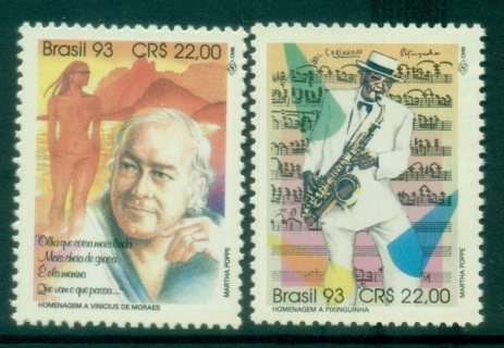 Brazil-1993-Anniversaries-of-Composers-MUH