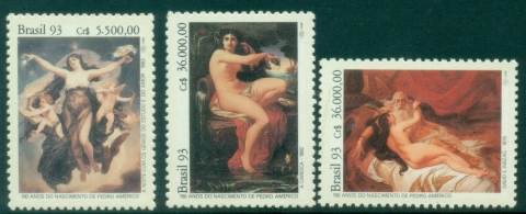 Brazil-1993-The-150th-Anniversary-of-the-Birth-of-Pedro-Americo-1843-1905-MUH