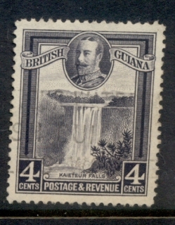 British-Guiana-1934-KGV-Pictorial-Kaieteur-Falls-4c-FU