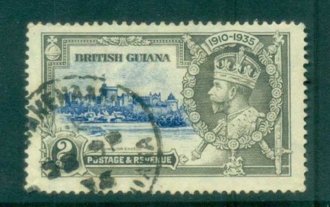 British-Guiana-1935-Silver-Jubilee-2c-FU-lot79323