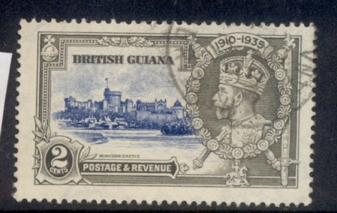 British-Guiana-1935-Silver-Jubilee-2c-FU