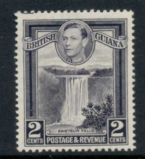 British-Guiana-1938-52-KGVI-Pictorial-2c-Perf-13x14-MUH