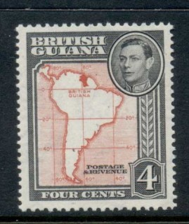 British-Guiana-1938-52-KGVI-Pictorial-4c-Perf-13x14-MLH