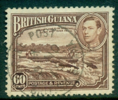 British-Guiana-1938-52-KGVI-Pictorial-60c-FU