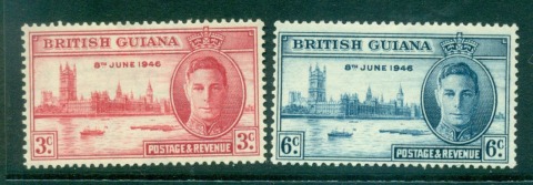 British-Guiana-1946-Victory-MLH-Lot55299