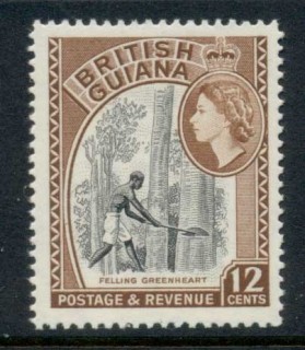 British-Guiana-1954-QEII-Pictorial-12c-MLH