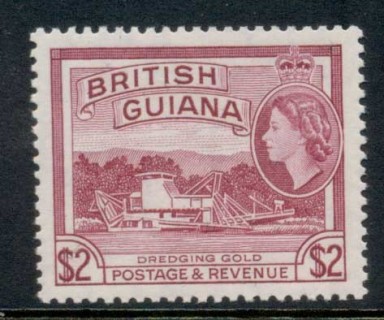 British-Guiana-1954-QEII-Pictorial-2-MUH