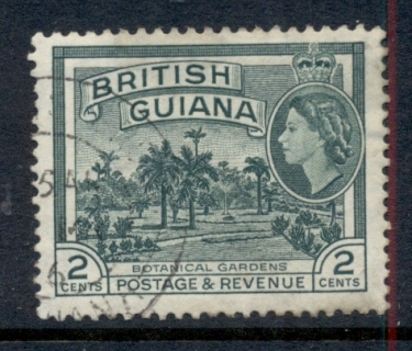 British-Guiana-1954-QEII-Pictorials-Botanical-Gardens-2c-FU