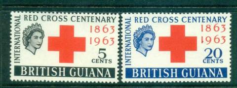 British-Guiana-1963-Red-Cross-Centenary-MLH-Lot55301