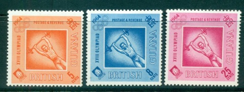 British-Guiana-1964-Tokyo-Olympics-MLH-Lot55304