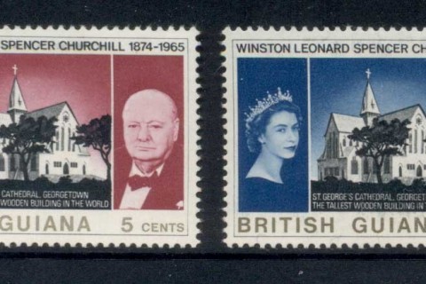 British-Guiana-1966-Winston-Churchill-MUH