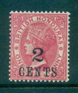 British-Honduras-1888-2-cents-on-1d-rose-MUH-lot62157