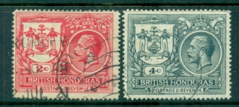 British-Honduras-1921-22-Seal-of-Colony-FU