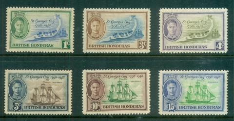 British-Honduras-1949-Battle-of-St-Georges-Cay-150th-Anniversary-MLH