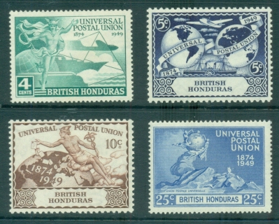 British-Honduras-1949-UPU-75th-Anniversary-MLH