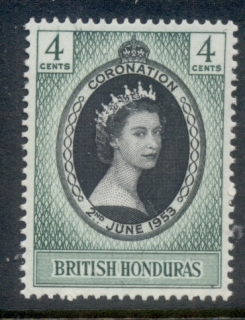 British-Honduras-1953-QEII-Coronation-MUH