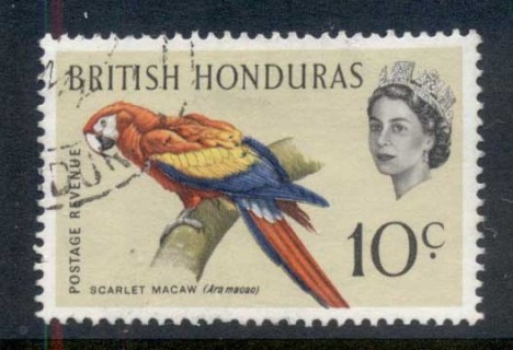 British-Honduras-1962-Birds-10c-FU