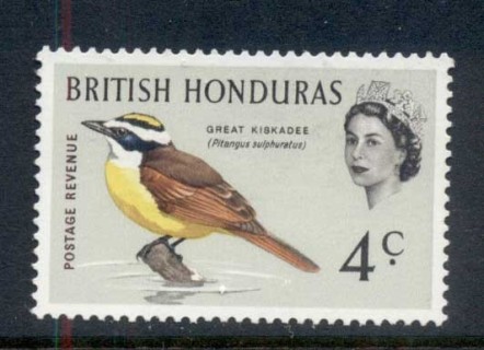 British-Honduras-1962-Birds-4c-MUH