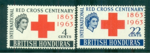 British-Honduras-1963-Red-Cross-Centenary-MLH