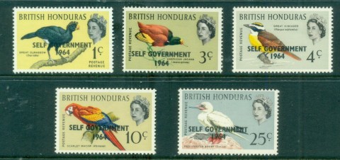 British-Honduras-1964-QEII-Pictorials