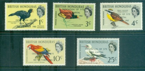 British-Honduras-1966-QEII-Pictorials