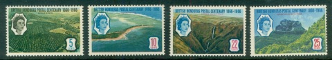 British-Honduras-1966-Views-MUH