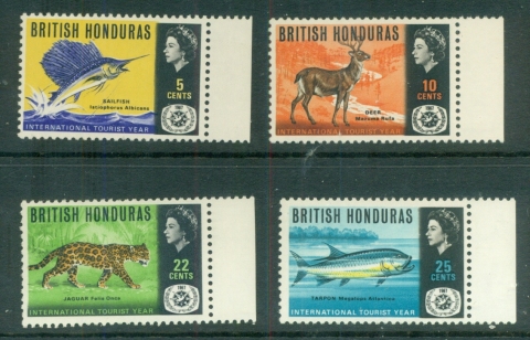 British-Honduras-1967-Wildlife-MUH