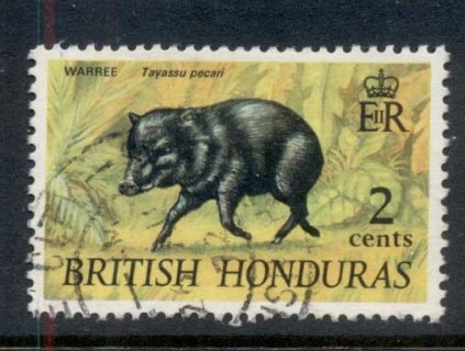 British-Honduras-1968-Pecary-2cc-FU