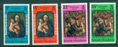 British-Honduras-1969-Xmas-MLH