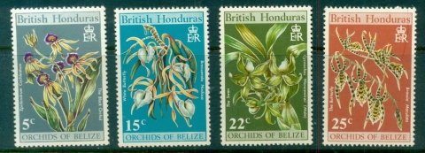 British-Honduras-1970-Flowers