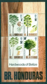 British-Honduras-1970-Hardwood-Trees-MS-MLH