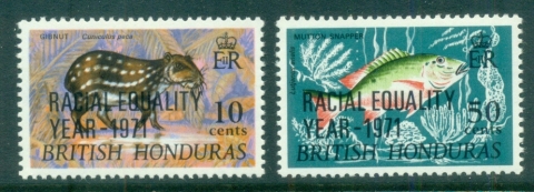 British-Honduras-1970-Racial-Equality-Opt-on-Wildlife-MLH