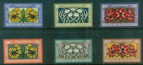 British-Honduras-1971-Flowers