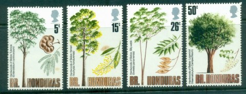 British-Honduras-1971-Hardwood-Trees-MLH