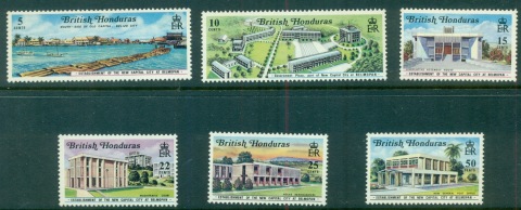 British-Honduras-1971-New-Capital-at-Belmopan-MUH