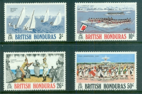 British-Honduras-1973-Festivals-of-Belize-MLH