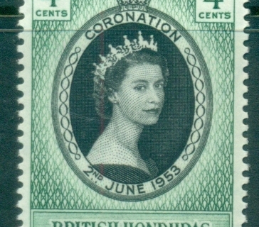 British-Honduras-1953-QEII-Coronation-MLH