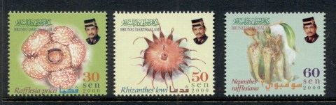 Brunei-2000-Flowers-MUH