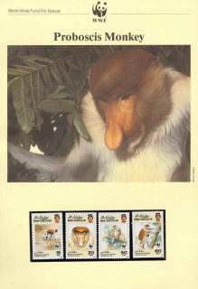 Brunei-1991-WWF Proboscis Money