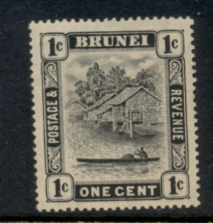 Brunei-1924-37-Scene-on-Brunei-River-1c-MNG