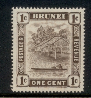 Brunei-1947-51-Scene-on-Brunei-River-1c-MLH