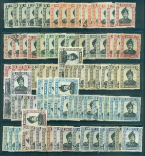 Brunei-1969on-Sultan-Omar-Ali-Saifuddin-Wmk-Script-CA-Assorted-Oddments-MLH-FU-lot82356