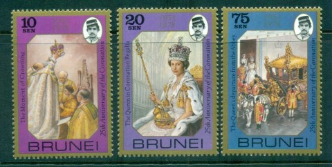 Brunei-1978-QEII-Coronation-25th-Anniversary