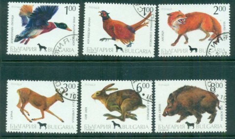 Bulgaria-1993-Game-Animals-CTO