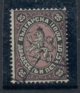 Bulgaria-1881-Lion-of-Bulgaria-25s-Black-Violet-FU